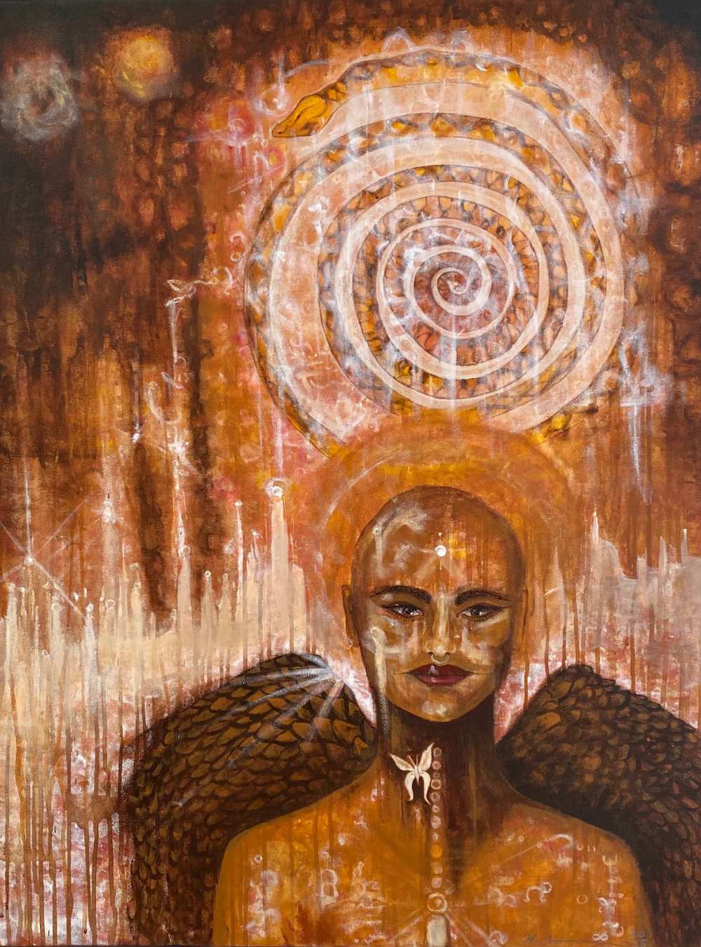 sammalmaja-akryylimaalaus-aikamatkaaja
