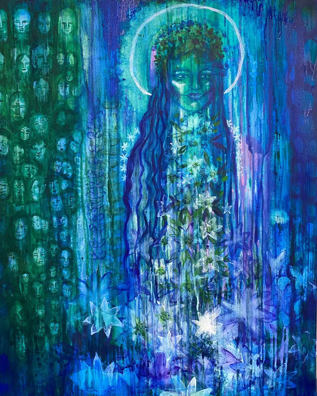akryylimaalaus-morsian