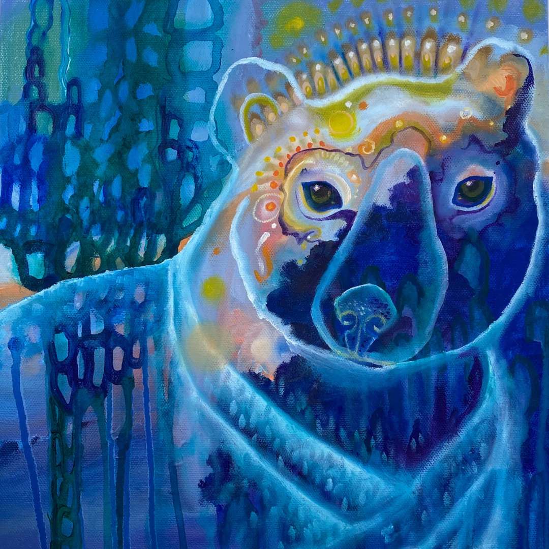 öljyvärimaalaus-karhu